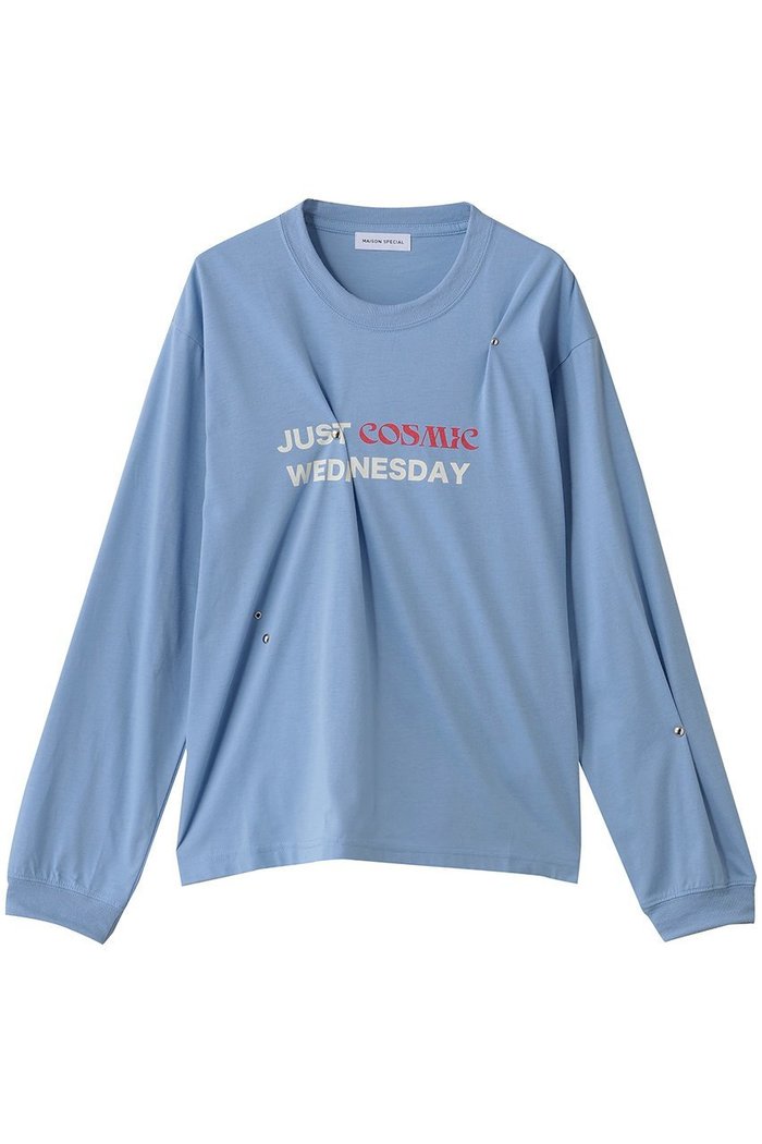 【メゾンスペシャル/MAISON SPECIAL】のcosmic Studs Long Sleeve T-shirt/cosmicスタッズロンTEE インテリア・キッズ・メンズ・レディースファッション・服の通販 founy(ファニー) https://founy.com/ ファッション Fashion レディースファッション Fashion for Women トップス・カットソー Cut & Sew Tops シャツ・ブラウス・オフィスカジュアル Elegant Blouses & Button-Ups ロングTシャツ・Tシャツ Longline T-Shirts & Tees カットソー・ベーシックTシャツ Cut-and-Sewn Tops / Stretch Tees & Basics インナー Innerwear カットソー Cut and Sewn Top グラフィック Graphic, Graphic Design ジャケット Jacket, Outerwear スタッズ Studs, Metal Accents スラックス Slacks, Dress Pants スリーブ Sleeve, Long Sleeve / Short Sleeve デニム Denim, Jeans Material ベスト Vest, Waistcoat ルーズ Loose, Oversized ロング Long, Long-Length |ID: prp329100004626344 ipo3291000000035771008