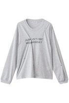 【メゾンスペシャル/MAISON SPECIAL】のcosmic Studs Long Sleeve T-shirt/cosmicスタッズロンTEE L.GRY(ライトグレー)|ID: prp329100004626344 ipo3291000000035771011