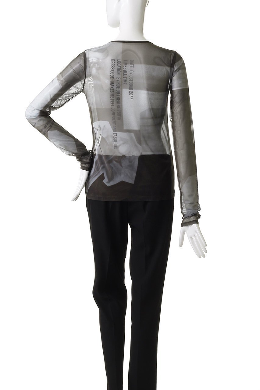 【メゾンスペシャル/MAISON SPECIAL】のORDINARY DAYS/ORDINARY DAYSプリントシアートップス 人気、トレンドファッション・服の通販 founy(ファニー) 　ファッション　Fashion　レディースファッション　Fashion for Women　トップス・カットソー　Cut & Sew Tops　シャツ・ブラウス・オフィスカジュアル　Elegant Blouses & Button-Ups　ロングTシャツ・Tシャツ　Longline T-Shirts & Tees　カットソー・ベーシックTシャツ　Cut-and-Sewn Tops / Stretch Tees & Basics　インナー　Innerwear　キャミワンピース　Cami Dress, Slip Dress　シアー　Sheer, See-Through　ストレッチ　Stretch, Stretchy Fabric　スリーブ　Sleeve, Long Sleeve / Short Sleeve　フィット　Fit, Slim Fit　プリント　Print, Printed Pattern　ボトム　Bottoms, Lower Wear　ロング　Long, Long-Length　other-7|ID: prp329100004626347 ipo3291000000033486772