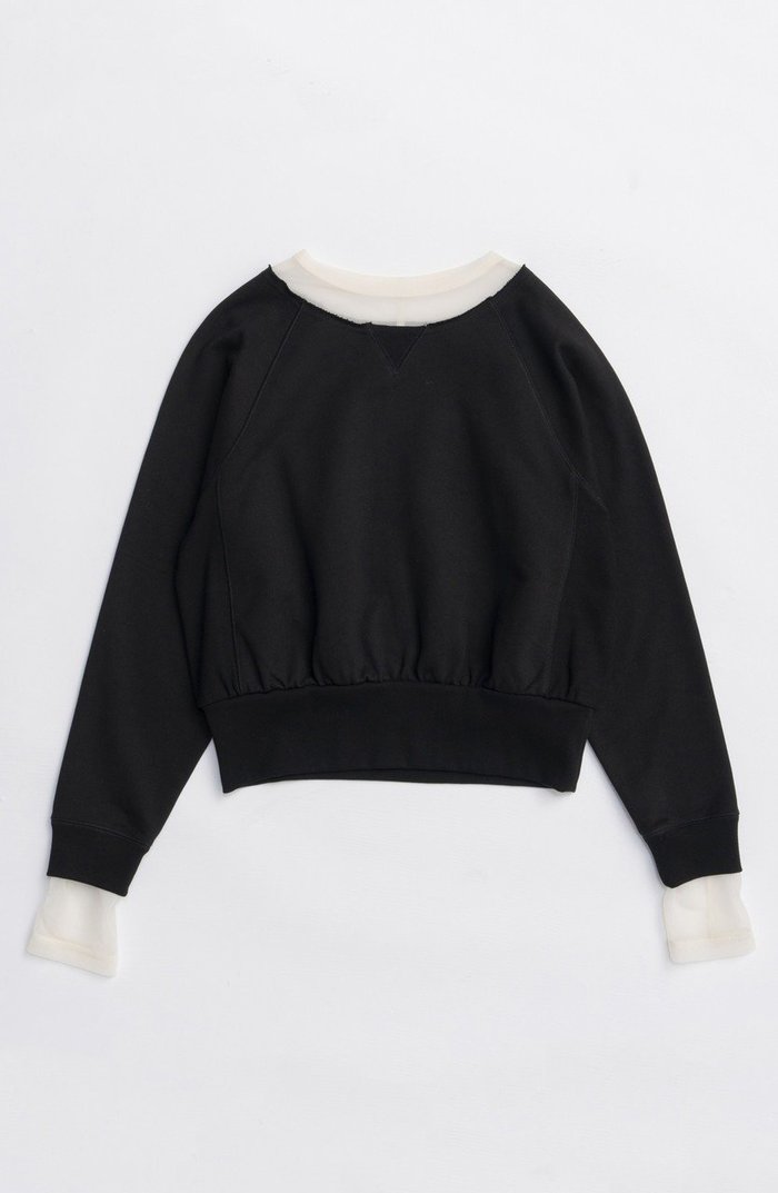 【メゾンスペシャル/MAISON SPECIAL】のSheer Neck Sweatshirt/シアーネックスウェット インテリア・キッズ・メンズ・レディースファッション・服の通販 founy(ファニー) https://founy.com/ ファッション Fashion レディースファッション Fashion for Women トップス・カットソー Cut & Sew Tops シャツ・ブラウス・オフィスカジュアル Elegant Blouses & Button-Ups レディースパーカー・カジュアルフーディー Casual Hoodies & Sweatshirts ロングTシャツ・Tシャツ Longline T-Shirts & Tees スウェット・クルーネックトップス Sweatshirts & Crewnecks / Relaxed Fit Sweat Tops カットソー・ベーシックTシャツ Cut-and-Sewn Tops / Stretch Tees & Basics シアー Sheer, See-Through シンプル Simple, Minimal スウェット / スエット Sweatshirt, Sweatwear ドッキング Docking, Mixed Material ベーシック Basic, Essential 春 Spring 秋 Autumn |ID: prp329100004626349 ipo3291000000033244233