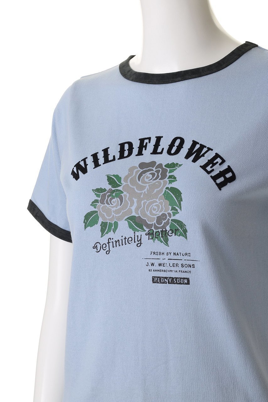 【メゾンスペシャル/MAISON SPECIAL】のWILDFLOWER Ringer T-shirt/WILDFLOWERリンガーTシャツ 人気、トレンドファッション・服の通販 founy(ファニー) 　ファッション　Fashion　レディースファッション　Fashion for Women　トップス・カットソー　Cut & Sew Tops　シャツ・ブラウス・オフィスカジュアル　Elegant Blouses & Button-Ups　ロングTシャツ・Tシャツ　Longline T-Shirts & Tees　カットソー・ベーシックTシャツ　Cut-and-Sewn Tops / Stretch Tees & Basics　カットソー　Cut and Sewn Top　ショート　Short, Short Length　スリーブ　Sleeve, Long Sleeve / Short Sleeve　プリント　Print, Printed Pattern　ベロア　Velour, Soft Velvet　ラバー　Rubber, Rubber Sole　A/W・秋冬　Autumn/Winter　other-5|ID: prp329100004626354 ipo3291000000036746163