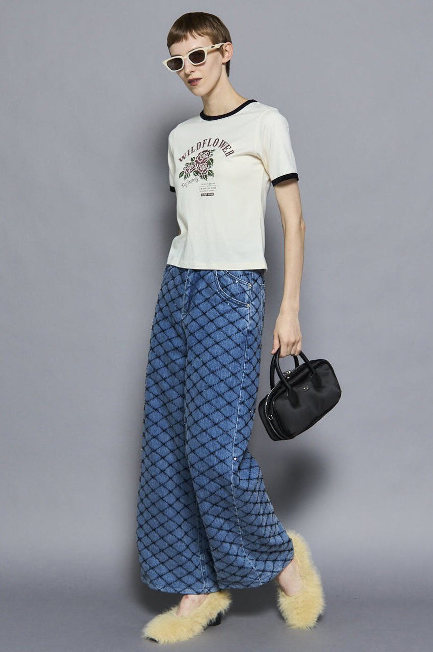 【メゾンスペシャル/MAISON SPECIAL】のWILDFLOWER Ringer T-shirt/WILDFLOWERリンガーTシャツ 人気、トレンドファッション・服の通販 founy(ファニー) 　ファッション　Fashion　レディースファッション　Fashion for Women　トップス・カットソー　Cut & Sew Tops　シャツ・ブラウス・オフィスカジュアル　Elegant Blouses & Button-Ups　ロングTシャツ・Tシャツ　Longline T-Shirts & Tees　カットソー・ベーシックTシャツ　Cut-and-Sewn Tops / Stretch Tees & Basics　カットソー　Cut and Sewn Top　ショート　Short, Short Length　スリーブ　Sleeve, Long Sleeve / Short Sleeve　プリント　Print, Printed Pattern　ベロア　Velour, Soft Velvet　ラバー　Rubber, Rubber Sole　A/W・秋冬　Autumn/Winter　other-7|ID: prp329100004626354 ipo3291000000036746165