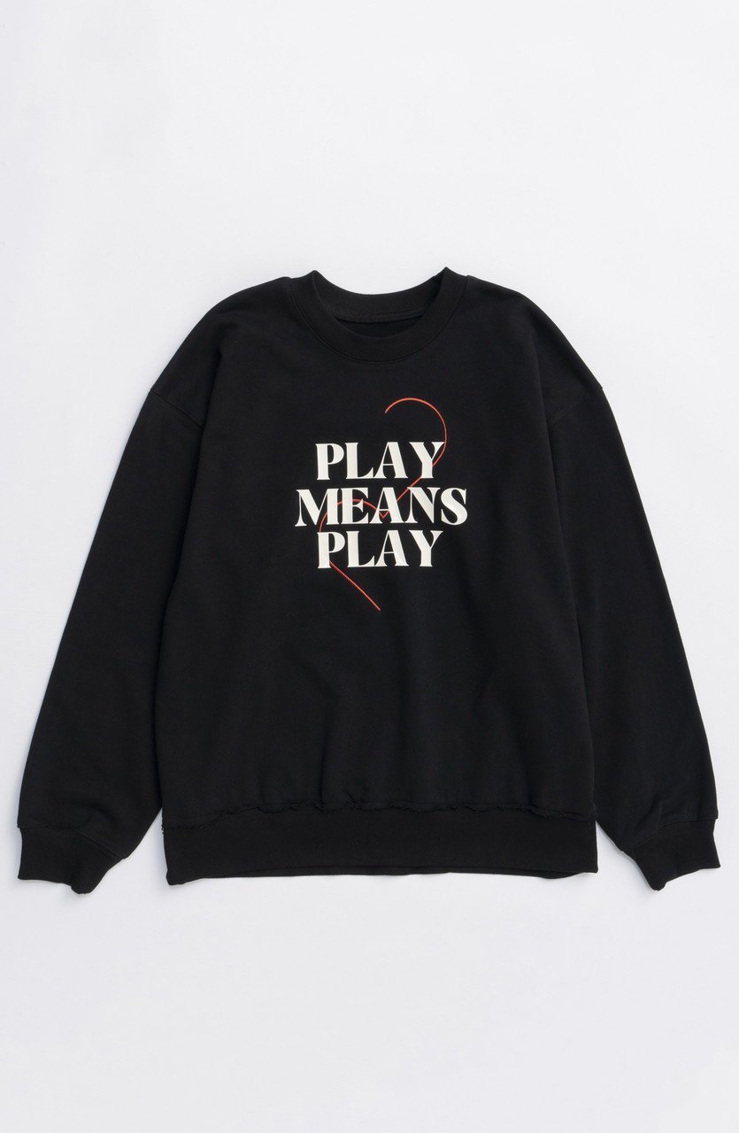 【メゾンスペシャル/MAISON SPECIAL】のSilicon Print Sweatshirt/シリコンプリントスウェット インテリア・キッズ・メンズ・レディースファッション・服の通販 founy(ファニー) 　ファッション　Fashion　レディースファッション　Fashion for Women　トップス・カットソー　Cut & Sew Tops　シャツ・ブラウス・オフィスカジュアル　Elegant Blouses & Button-Ups　レディースパーカー・カジュアルフーディー　Casual Hoodies & Sweatshirts　ロングTシャツ・Tシャツ　Longline T-Shirts & Tees　スウェット・クルーネックトップス　Sweatshirts & Crewnecks / Relaxed Fit Sweat Tops　カットソー・ベーシックTシャツ　Cut-and-Sewn Tops / Stretch Tees & Basics　2025年　2025　2025-2026秋冬・A/W　Autumn/Winter 2025–26 AW25–26　シリコン　Silicone, Silicone Material　スウェット / スエット　Sweatshirt, Sweatwear　プリント　Print, Printed Pattern　モチーフ　Motif, Design Theme　春　Spring　秋　Autumn　A/W・秋冬　Autumn/Winter　BLK(ブラック)|ID: prp329100004626355 ipo3291000000033244275