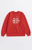 【メゾンスペシャル/MAISON SPECIAL】のSilicon Print Sweatshirt/シリコンプリントスウェット RED(レッド)|ID: prp329100004626355 ipo3291000000033244276