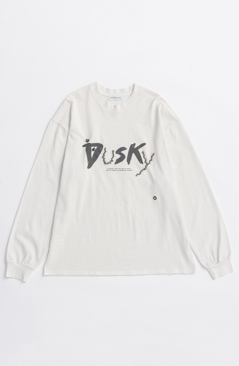 【メゾンスペシャル/MAISON SPECIAL】のDUSKY T-shirt/DUSKY Tシャツ インテリア・キッズ・メンズ・レディースファッション・服の通販 founy(ファニー) 　ファッション　Fashion　レディースファッション　Fashion for Women　トップス・カットソー　Cut & Sew Tops　シャツ・ブラウス・オフィスカジュアル　Elegant Blouses & Button-Ups　ロングTシャツ・Tシャツ　Longline T-Shirts & Tees　カットソー・ベーシックTシャツ　Cut-and-Sewn Tops / Stretch Tees & Basics　2025年　2025　2025-2026秋冬・A/W　Autumn/Winter 2025–26 AW25–26　ウォッシュ　Washed Finish　スリーブ　Sleeve, Long Sleeve / Short Sleeve　フロント　Front, Front Design　ロング　Long, Long-Length　ヴィンテージ　Vintage Style　A/W・秋冬　Autumn/Winter　WHT(ホワイト)|ID: prp329100004626359 ipo3291000000033244320