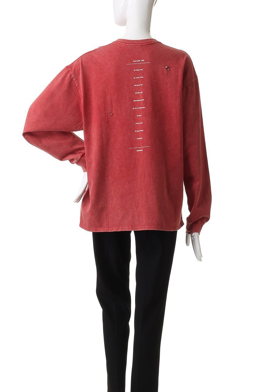 【メゾンスペシャル/MAISON SPECIAL】のDUSKY T-shirt/DUSKY Tシャツ 人気、トレンドファッション・服の通販 founy(ファニー) 　ファッション　Fashion　レディースファッション　Fashion for Women　トップス・カットソー　Cut & Sew Tops　シャツ・ブラウス・オフィスカジュアル　Elegant Blouses & Button-Ups　ロングTシャツ・Tシャツ　Longline T-Shirts & Tees　カットソー・ベーシックTシャツ　Cut-and-Sewn Tops / Stretch Tees & Basics　ウォッシュ　Washed Finish　スリーブ　Sleeve, Long Sleeve / Short Sleeve　フロント　Front, Front Design　ロング　Long, Long-Length　ヴィンテージ　Vintage Style　other-6|ID: prp329100004626359 ipo3291000000033511004