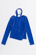 【メゾンスペシャル/MAISON SPECIAL】のSheer Velour Asymmetrical Tops/シアーベロアアシメトップス 人気、トレンドファッション・服の通販 founy(ファニー) ファッション Fashion レディースファッション Fashion for Women トップス・カットソー Cut & Sew Tops シャツ・ブラウス・オフィスカジュアル Elegant Blouses & Button-Ups ロングTシャツ・Tシャツ Longline T-Shirts & Tees カットソー・ベーシックTシャツ Cut-and-Sewn Tops / Stretch Tees & Basics ベロアトップス Velour Tops / Velvet-Look Items 2025年 2025 2025-2026秋冬・A/W Autumn/Winter 2025–26 AW25–26 スクエア Square, Square Shape スリット Slit, Slit Detail スリーブ Sleeve, Long Sleeve / Short Sleeve デコルテ Décolleté, Neckline ベロア Velour, Soft Velvet ロング Long, Long-Length A/W・秋冬 Autumn/Winter thumbnail BLU(ブルー)|ID: prp329100004626360 ipo3291000000033244326