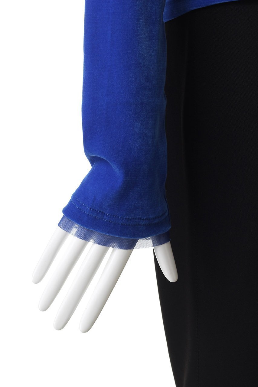 【メゾンスペシャル/MAISON SPECIAL】のSheer Velour Asymmetrical Tops/シアーベロアアシメトップス 人気、トレンドファッション・服の通販 founy(ファニー) 　ファッション　Fashion　レディースファッション　Fashion for Women　トップス・カットソー　Cut & Sew Tops　シャツ・ブラウス・オフィスカジュアル　Elegant Blouses & Button-Ups　ロングTシャツ・Tシャツ　Longline T-Shirts & Tees　カットソー・ベーシックTシャツ　Cut-and-Sewn Tops / Stretch Tees & Basics　ベロアトップス　Velour Tops / Velvet-Look Items　スクエア　Square, Square Shape　スリット　Slit, Slit Detail　スリーブ　Sleeve, Long Sleeve / Short Sleeve　デコルテ　Décolleté, Neckline　ベロア　Velour, Soft Velvet　ロング　Long, Long-Length　other-7|ID: prp329100004626360 ipo3291000000033706053