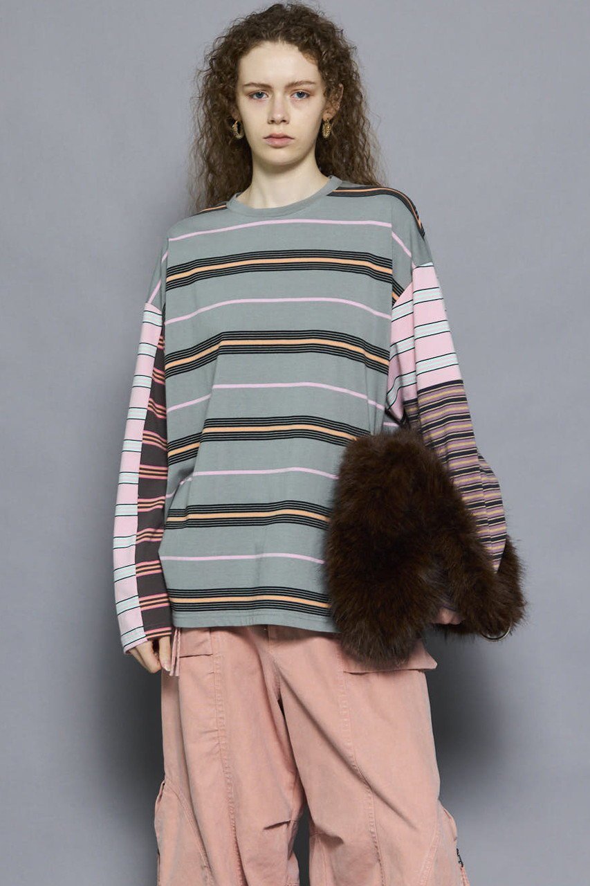 【メゾンスペシャル/MAISON SPECIAL】のMulti Stripe Long Sleeve T-shirt/マルチストライプロンTEE 人気、トレンドファッション・服の通販 founy(ファニー) 　ファッション　Fashion　レディースファッション　Fashion for Women　トップス・カットソー　Cut & Sew Tops　シャツ・ブラウス・オフィスカジュアル　Elegant Blouses & Button-Ups　ロングTシャツ・Tシャツ　Longline T-Shirts & Tees　カットソー・ベーシックTシャツ　Cut-and-Sewn Tops / Stretch Tees & Basics　2025年　2025　2025-2026秋冬・A/W　Autumn/Winter 2025–26 AW25–26　カットソー　Cut and Sewn Top　シンプル　Simple, Minimal　スリーブ　Sleeve, Long Sleeve / Short Sleeve　ボトム　Bottoms, Lower Wear　ボーダー　Border, Stripe　ロング　Long, Long-Length　再入荷　Restock / Back in Stock　A/W・秋冬　Autumn/Winter　other-3|ID: prp329100004626366 ipo3291000000033244395