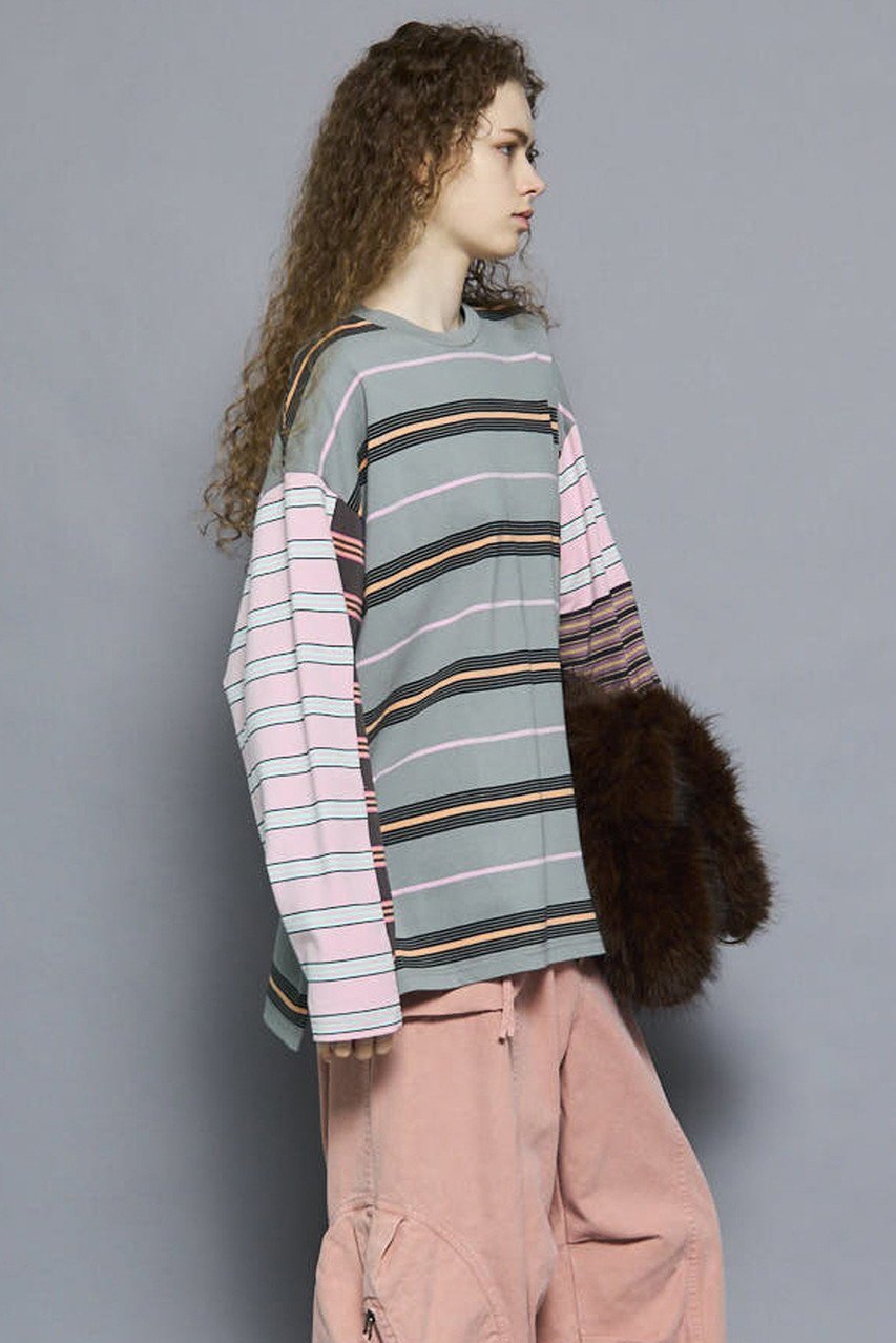 【メゾンスペシャル/MAISON SPECIAL】のMulti Stripe Long Sleeve T-shirt/マルチストライプロンTEE 人気、トレンドファッション・服の通販 founy(ファニー) 　ファッション　Fashion　レディースファッション　Fashion for Women　トップス・カットソー　Cut & Sew Tops　シャツ・ブラウス・オフィスカジュアル　Elegant Blouses & Button-Ups　ロングTシャツ・Tシャツ　Longline T-Shirts & Tees　カットソー・ベーシックTシャツ　Cut-and-Sewn Tops / Stretch Tees & Basics　2025年　2025　2025-2026秋冬・A/W　Autumn/Winter 2025–26 AW25–26　カットソー　Cut and Sewn Top　シンプル　Simple, Minimal　スリーブ　Sleeve, Long Sleeve / Short Sleeve　ボトム　Bottoms, Lower Wear　ボーダー　Border, Stripe　ロング　Long, Long-Length　再入荷　Restock / Back in Stock　A/W・秋冬　Autumn/Winter　other-4|ID: prp329100004626366 ipo3291000000033244396