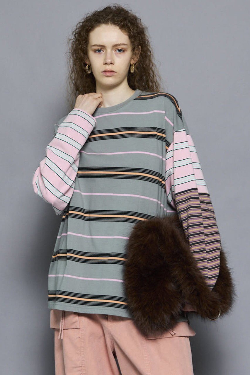 【メゾンスペシャル/MAISON SPECIAL】のMulti Stripe Long Sleeve T-shirt/マルチストライプロンTEE 人気、トレンドファッション・服の通販 founy(ファニー) 　ファッション　Fashion　レディースファッション　Fashion for Women　トップス・カットソー　Cut & Sew Tops　シャツ・ブラウス・オフィスカジュアル　Elegant Blouses & Button-Ups　ロングTシャツ・Tシャツ　Longline T-Shirts & Tees　カットソー・ベーシックTシャツ　Cut-and-Sewn Tops / Stretch Tees & Basics　2025年　2025　2025-2026秋冬・A/W　Autumn/Winter 2025–26 AW25–26　カットソー　Cut and Sewn Top　シンプル　Simple, Minimal　スリーブ　Sleeve, Long Sleeve / Short Sleeve　ボトム　Bottoms, Lower Wear　ボーダー　Border, Stripe　ロング　Long, Long-Length　再入荷　Restock / Back in Stock　A/W・秋冬　Autumn/Winter　other-7|ID: prp329100004626366 ipo3291000000033244401
