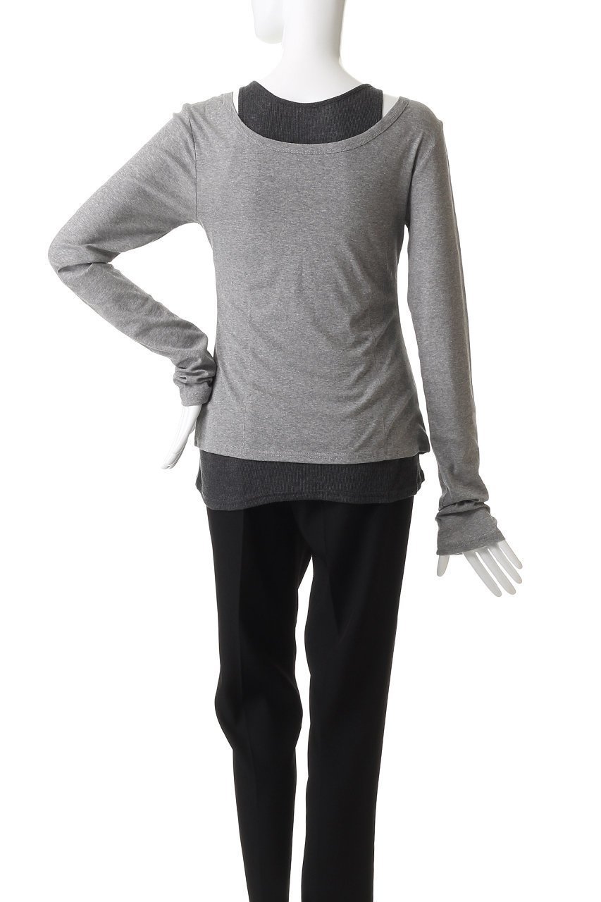 【メゾンスペシャル/MAISON SPECIAL】のLayered Henley Neck Tops/レイヤードヘンリーネックトップス 人気、トレンドファッション・服の通販 founy(ファニー) ファッション Fashion レディースファッション Fashion for Women トップス・カットソー Cut & Sew Tops シャツ・ブラウス・オフィスカジュアル Elegant Blouses & Button-Ups ロングTシャツ・Tシャツ Longline T-Shirts & Tees カットソー・ベーシックTシャツ Cut-and-Sewn Tops / Stretch Tees & Basics シンプル Simple, Minimal スリーブ Sleeve, Long Sleeve / Short Sleeve ロング Long, Long-Length other-6|ID: prp329100004626369 ipo3291000000034187816