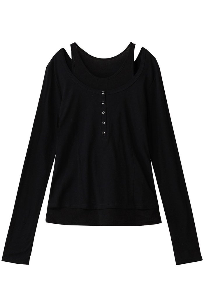【メゾンスペシャル/MAISON SPECIAL】のLayered Henley Neck Tops/レイヤードヘンリーネックトップス インテリア・キッズ・メンズ・レディースファッション・服の通販 founy(ファニー) https://founy.com/ ファッション Fashion レディースファッション Fashion for Women トップス・カットソー Cut & Sew Tops シャツ・ブラウス・オフィスカジュアル Elegant Blouses & Button-Ups ロングTシャツ・Tシャツ Longline T-Shirts & Tees カットソー・ベーシックTシャツ Cut-and-Sewn Tops / Stretch Tees & Basics シンプル Simple, Minimal スリーブ Sleeve, Long Sleeve / Short Sleeve ロング Long, Long-Length 再入荷 Restock / Back in Stock |ID: prp329100004626369 ipo3291000000036100783