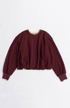 【メゾンスペシャル/MAISON SPECIAL】のBalloon Short Sweatshirt/バルーンショートスウェット BRD(ボルドー)|ID: prp329100004626372 ipo3291000000033244429
