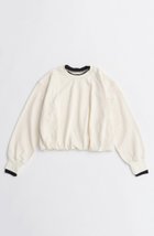 【メゾンスペシャル/MAISON SPECIAL】のBalloon Short Sweatshirt/バルーンショートスウェット WHT(ホワイト)|ID: prp329100004626372 ipo3291000000033244430