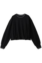【メゾンスペシャル/MAISON SPECIAL】のBalloon Short Sweatshirt/バルーンショートスウェット BLK(ブラック)|ID: prp329100004626372 ipo3291000000036100796