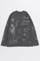 【メゾンスペシャル/MAISON SPECIAL】のDrawing Long Sleeve T-shirt/ドローイングロンTEE 人気、トレンドファッション・服の通販 founy(ファニー) ファッション Fashion レディースファッション Fashion for Women トップス・カットソー Cut & Sew Tops シャツ・ブラウス・オフィスカジュアル Elegant Blouses & Button-Ups ロングTシャツ・Tシャツ Longline T-Shirts & Tees カットソー・ベーシックTシャツ Cut-and-Sewn Tops / Stretch Tees & Basics 2025年 2025 2025-2026秋冬・A/W Autumn/Winter 2025–26 AW25–26 カットソー Cut and Sewn Top スリーブ Sleeve, Long Sleeve / Short Sleeve プリント Print, Printed Pattern ロング Long, Long-Length 再入荷 Restock / Back in Stock 秋 Autumn A/W・秋冬 Autumn/Winter thumbnail C.GRY(チャコールグレー)|ID: prp329100004626374 ipo3291000000033244443