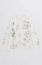 【メゾンスペシャル/MAISON SPECIAL】のDrawing Long Sleeve T-shirt/ドローイングロンTEE 人気、トレンドファッション・服の通販 founy(ファニー) ファッション Fashion レディースファッション Fashion for Women トップス・カットソー Cut & Sew Tops シャツ・ブラウス・オフィスカジュアル Elegant Blouses & Button-Ups ロングTシャツ・Tシャツ Longline T-Shirts & Tees カットソー・ベーシックTシャツ Cut-and-Sewn Tops / Stretch Tees & Basics 2025年 2025 2025-2026秋冬・A/W Autumn/Winter 2025–26 AW25–26 カットソー Cut and Sewn Top スリーブ Sleeve, Long Sleeve / Short Sleeve プリント Print, Printed Pattern ロング Long, Long-Length 再入荷 Restock / Back in Stock 秋 Autumn A/W・秋冬 Autumn/Winter thumbnail IVR(アイボリー)|ID: prp329100004626374 ipo3291000000033244445