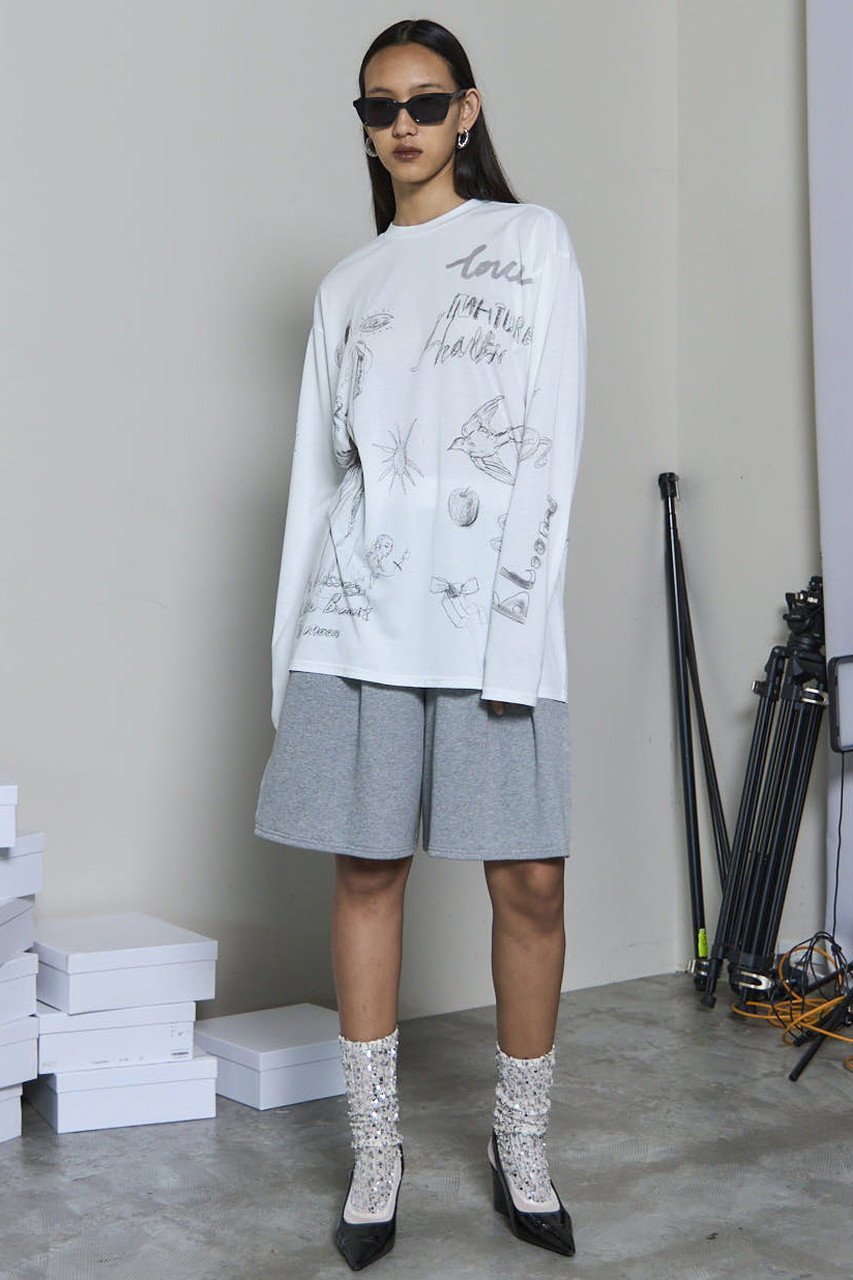 【メゾンスペシャル/MAISON SPECIAL】のDrawing Long Sleeve T-shirt/ドローイングロンTEE 人気、トレンドファッション・服の通販 founy(ファニー) 　ファッション　Fashion　レディースファッション　Fashion for Women　トップス・カットソー　Cut & Sew Tops　シャツ・ブラウス・オフィスカジュアル　Elegant Blouses & Button-Ups　ロングTシャツ・Tシャツ　Longline T-Shirts & Tees　カットソー・ベーシックTシャツ　Cut-and-Sewn Tops / Stretch Tees & Basics　2025年　2025　2025-2026秋冬・A/W　Autumn/Winter 2025–26 AW25–26　カットソー　Cut and Sewn Top　スリーブ　Sleeve, Long Sleeve / Short Sleeve　プリント　Print, Printed Pattern　ロング　Long, Long-Length　再入荷　Restock / Back in Stock　秋　Autumn　A/W・秋冬　Autumn/Winter　other-2|ID: prp329100004626374 ipo3291000000033244449