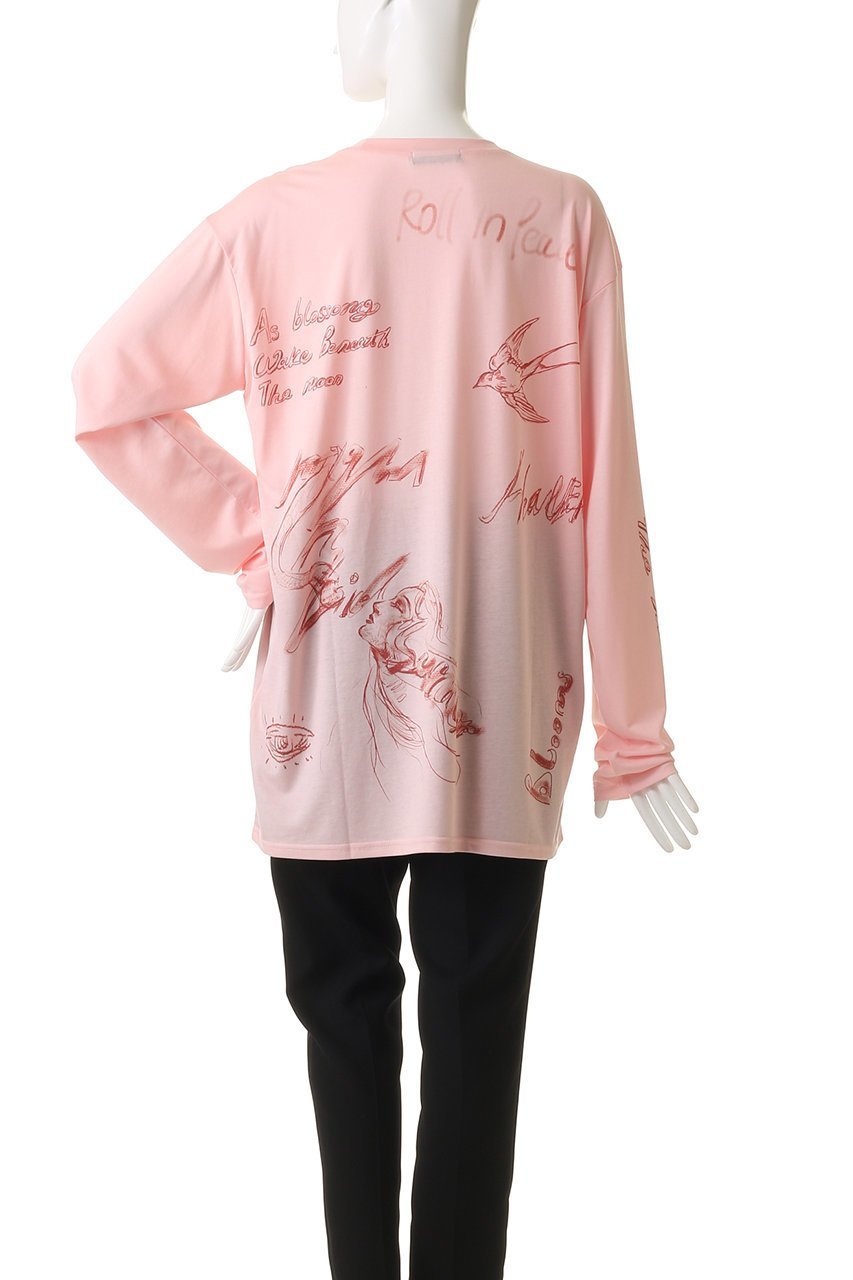 【メゾンスペシャル/MAISON SPECIAL】のDrawing Long Sleeve T-shirt/ドローイングロンTEE 人気、トレンドファッション・服の通販 founy(ファニー)  ファッション Fashion レディースファッション Fashion for Women トップス・カットソー Cut & Sew Tops シャツ・ブラウス・オフィスカジュアル Elegant Blouses & Button-Ups ロングTシャツ・Tシャツ Longline T-Shirts & Tees カットソー・ベーシックTシャツ Cut-and-Sewn Tops / Stretch Tees & Basics カットソー Cut and Sewn Top スリーブ Sleeve, Long Sleeve / Short Sleeve プリント Print, Printed Pattern ロング Long, Long-Length 秋 Autumn other-7|ID: prp329100004626374 ipo3291000000033342392