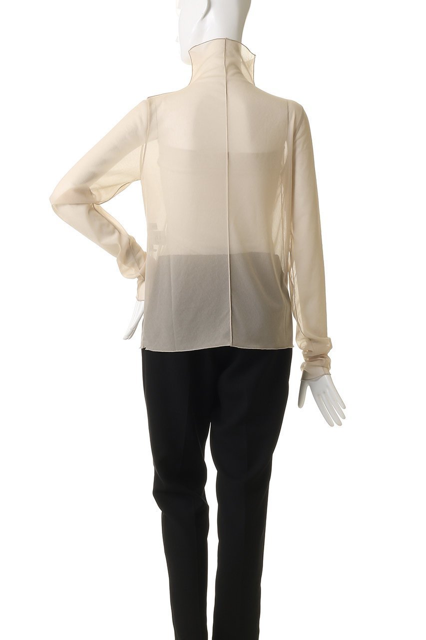 【デパリエ/DEPAREILLE】のシフォンハイネックトップ 人気、トレンドファッション・服の通販 founy(ファニー) 　ファッション　Fashion　レディースファッション　Fashion for Women　トップス・カットソー　Cut & Sew Tops　シャツ・ブラウス・オフィスカジュアル　Elegant Blouses & Button-Ups　ロングTシャツ・Tシャツ　Longline T-Shirts & Tees　カットソー・ベーシックTシャツ　Cut-and-Sewn Tops / Stretch Tees & Basics　インナー　Innerwear　キャミ　Camisole, Cami Top　シンプル　Simple, Minimal　スリーブ　Sleeve, Long Sleeve / Short Sleeve　タートルネック　Turtleneck, High Neck　トレンド　Trend, Trending Now　ビスチェ　Bustier, Corset Top　ロング　Long, Long-Length　エレガント 上品　Elegant　other-4|ID: prp329100004626375 ipo3291000000035451778