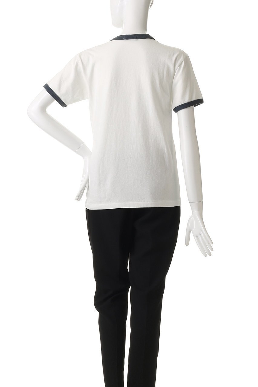 【アルアバイル/allureville】のヴィンテージライクリンガーTシャツ 人気、トレンドファッション・服の通販 founy(ファニー) 　ファッション　Fashion　レディースファッション　Fashion for Women　トップス・カットソー　Cut & Sew Tops　シャツ・ブラウス・オフィスカジュアル　Elegant Blouses & Button-Ups　ロングTシャツ・Tシャツ　Longline T-Shirts & Tees　カットソー・ベーシックTシャツ　Cut-and-Sewn Tops / Stretch Tees & Basics　ショート　Short, Short Length　シンプル　Simple, Minimal　スリーブ　Sleeve, Long Sleeve / Short Sleeve　デニム　Denim, Jeans Material　フロント　Front, Front Design　ヴィンテージ　Vintage Style　新作・新入荷　New Arrivals / New In　other-4|ID: prp329100004626379 ipo3291000000033244488