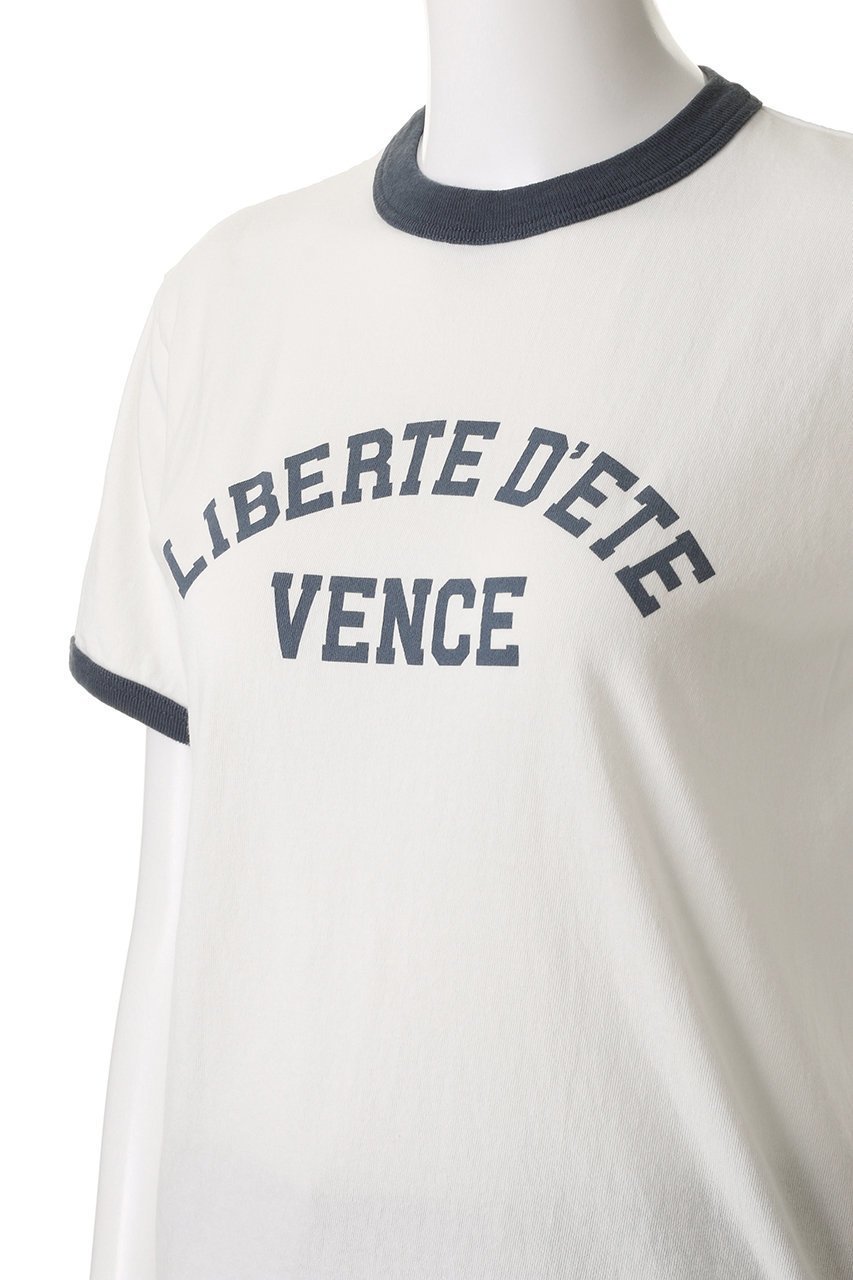 【アルアバイル/allureville】のヴィンテージライクリンガーTシャツ 人気、トレンドファッション・服の通販 founy(ファニー) 　ファッション　Fashion　レディースファッション　Fashion for Women　トップス・カットソー　Cut & Sew Tops　シャツ・ブラウス・オフィスカジュアル　Elegant Blouses & Button-Ups　ロングTシャツ・Tシャツ　Longline T-Shirts & Tees　カットソー・ベーシックTシャツ　Cut-and-Sewn Tops / Stretch Tees & Basics　ショート　Short, Short Length　シンプル　Simple, Minimal　スリーブ　Sleeve, Long Sleeve / Short Sleeve　デニム　Denim, Jeans Material　フロント　Front, Front Design　ヴィンテージ　Vintage Style　新作・新入荷　New Arrivals / New In　other-5|ID: prp329100004626379 ipo3291000000033244490