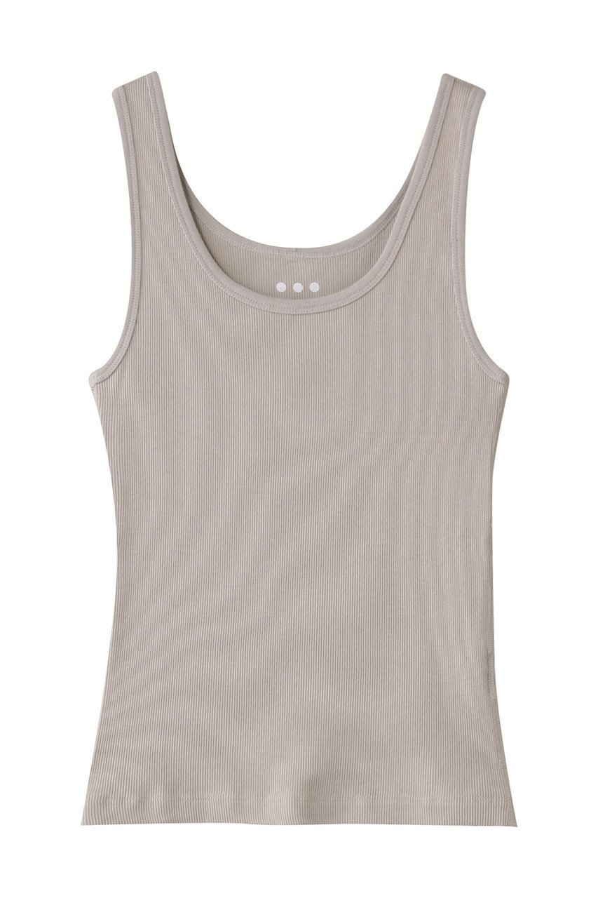 【スリー ドッツ/three dots】のリブタンクトップ インテリア・キッズ・メンズ・レディースファッション・服の通販 founy(ファニー) 　ファッション　Fashion　レディースファッション　Fashion for Women　トップス・カットソー　Cut & Sew Tops　キャミソール&ノースリーブ　Camisoles & Sleeveless Tops　シャツ・ブラウス・オフィスカジュアル　Elegant Blouses & Button-Ups　ロングTシャツ・Tシャツ　Longline T-Shirts & Tees　カットソー・ベーシックTシャツ　Cut-and-Sewn Tops / Stretch Tees & Basics　インナー　Innerwear　キャミソール　Camisole, Spaghetti Strap Top　シンプル　Simple, Minimal　ジャケット　Jacket, Outerwear　タンク　Tank Top, Sleeveless Top　バランス　Balance, Style Balance　フィット　Fit, Slim Fit　ロング　Long, Long-Length　新作・新入荷　New Arrivals / New In　グレーベージュ|ID: prp329100004626382 ipo3291000000033244510