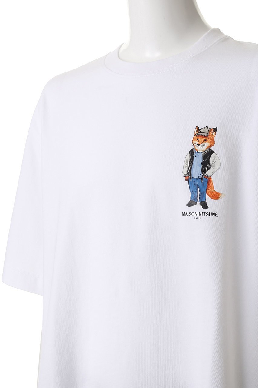 【メゾン キツネ/MAISON KITSUNE / MEN】の【MEN】DRESSED FOX オーバーサイズ Tシャツ 人気、トレンドファッション・服の通販 founy(ファニー) 　ファッション　Fashion　メンズファッション　Fashion for Men　トップス・カットソー　Cut & Sew Tops　メンズシャツ　Shirts　2025年　2025　2025-2026秋冬・A/W　Autumn/Winter 2025–26 AW25–26　ショート　Short, Short Length　スリーブ　Sleeve, Long Sleeve / Short Sleeve　フォックス　Fox, Fox Fur　ボトム　Bottoms, Lower Wear　A/W・秋冬　Autumn/Winter　other-5|ID: prp329100004626386 ipo3291000000033244551