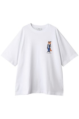 【メゾン キツネ/MAISON KITSUNE / MEN】 【MEN】DRESSED FOX オーバーサイズ Tシャツ人気、トレンドファッション・服の通販 founy(ファニー) ファッション Fashion メンズファッション Fashion for Men トップス・カットソー Cut & Sew Tops メンズシャツ Shirts ショート Short, Short Length スリーブ Sleeve, Long Sleeve / Short Sleeve フォックス Fox, Fox Fur ボトム Bottoms, Lower Wear |ID:prp329100004626386