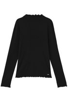 【ビリティス ディセッタン/Bilitis dix-sept ans】のロールドエッジロングTシャツ ブラック|ID:prp329100004626387