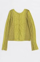 【メゾンスペシャル/MAISON SPECIAL】のLace Tops/レーストップス 人気、トレンドファッション・服の通販 founy(ファニー) ファッション Fashion レディースファッション Fashion for Women トップス・カットソー Cut & Sew Tops シャツ・ブラウス・オフィスカジュアル Elegant Blouses & Button-Ups ロングTシャツ・Tシャツ Longline T-Shirts & Tees カットソー・ベーシックTシャツ Cut-and-Sewn Tops / Stretch Tees & Basics ストレッチ Stretch, Stretchy Fabric スリーブ Sleeve, Long Sleeve / Short Sleeve パターン Pattern, Design Print フィット Fit, Slim Fit フェミニン Feminine, Girly レース Lace, Lace Fabric ロング Long, Long-Length A/W・秋冬 Autumn/Winter 2025年 2025 2025-2026秋冬・A/W Autumn/Winter 2025–26 AW25–26 thumbnail LIME(ライム)|ID: prp329100004626388 ipo3291000000033244568