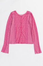【メゾンスペシャル/MAISON SPECIAL】のLace Tops/レーストップス 人気、トレンドファッション・服の通販 founy(ファニー) ファッション Fashion レディースファッション Fashion for Women トップス・カットソー Cut & Sew Tops シャツ・ブラウス・オフィスカジュアル Elegant Blouses & Button-Ups ロングTシャツ・Tシャツ Longline T-Shirts & Tees カットソー・ベーシックTシャツ Cut-and-Sewn Tops / Stretch Tees & Basics ストレッチ Stretch, Stretchy Fabric スリーブ Sleeve, Long Sleeve / Short Sleeve パターン Pattern, Design Print フィット Fit, Slim Fit フェミニン Feminine, Girly レース Lace, Lace Fabric ロング Long, Long-Length A/W・秋冬 Autumn/Winter 2025年 2025 2025-2026秋冬・A/W Autumn/Winter 2025–26 AW25–26 thumbnail PNK(ピンク)|ID: prp329100004626388 ipo3291000000033244570