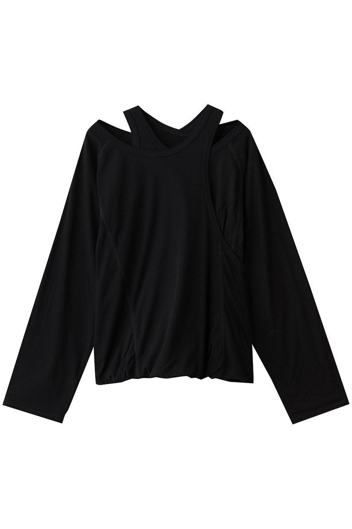 【メゾンスペシャル/MAISON SPECIAL】の2way Balloon Tops/2WAYバルーントップス インテリア・キッズ・メンズ・レディースファッション・服の通販 founy(ファニー) https://founy.com/ ファッション Fashion レディースファッション Fashion for Women トップス・カットソー Cut & Sew Tops シャツ・ブラウス・オフィスカジュアル Elegant Blouses & Button-Ups ロングTシャツ・Tシャツ Longline T-Shirts & Tees カットソー・ベーシックTシャツ Cut-and-Sewn Tops / Stretch Tees & Basics インナー Innerwear スリーブ Sleeve, Long Sleeve / Short Sleeve ツイスト Tweed, Tweed Fabric ドッキング Docking, Mixed Material バルーン Balloon, Balloon Silhouette フィット Fit, Slim Fit ミックス Mix, Mixed Style ルーズ Loose, Oversized ロング Long, Long-Length |ID: prp329100004626390 ipo3291000000035451786