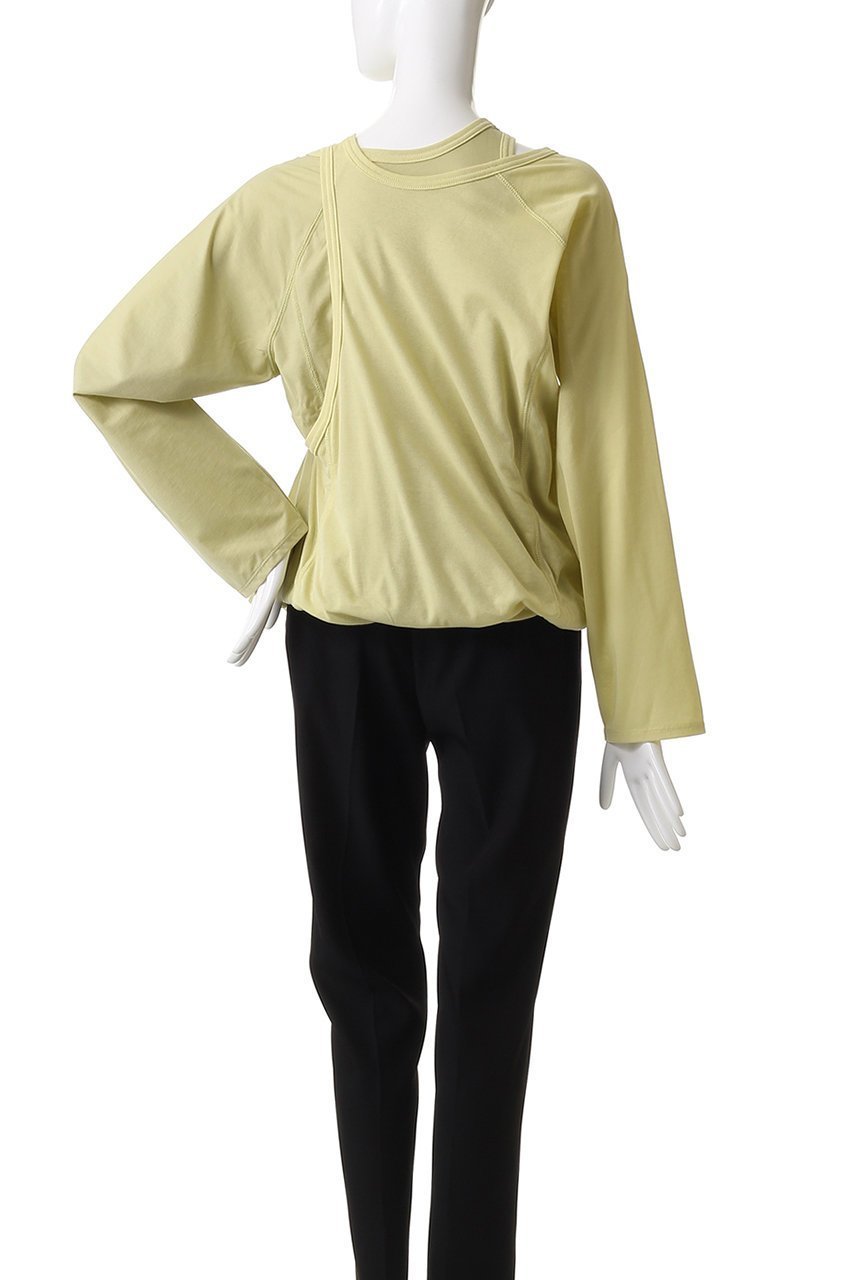 【メゾンスペシャル/MAISON SPECIAL】の2way Balloon Tops/2WAYバルーントップス 人気、トレンドファッション・服の通販 founy(ファニー) 　ファッション　Fashion　レディースファッション　Fashion for Women　トップス・カットソー　Cut & Sew Tops　シャツ・ブラウス・オフィスカジュアル　Elegant Blouses & Button-Ups　ロングTシャツ・Tシャツ　Longline T-Shirts & Tees　カットソー・ベーシックTシャツ　Cut-and-Sewn Tops / Stretch Tees & Basics　インナー　Innerwear　スリーブ　Sleeve, Long Sleeve / Short Sleeve　ツイスト　Tweed, Tweed Fabric　ドッキング　Docking, Mixed Material　バルーン　Balloon, Balloon Silhouette　フィット　Fit, Slim Fit　ミックス　Mix, Mixed Style　ルーズ　Loose, Oversized　ロング　Long, Long-Length　other-4|ID: prp329100004626390 ipo3291000000035663988