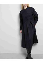 【ランバン オン ブルー/LANVIN en Bleu】のプリーツコンビシャツワンピース 人気、トレンドファッション・服の通販 founy(ファニー) ファッション Fashion レディースファッション Fashion for Women ワンピース Dresses シャツワンピース / 1枚で着映えコーデ Shirt Dresses チュニック Tunic Tops & Dresses 2025年 2025 2025-2026秋冬・A/W Autumn/Winter 2025–26 AW25–26 クラシック Classic, Timeless Style シルク Silk, 100% Silk スタンド Stand Collar, Upright Stand チュニック Tunic, Long Top ドッキング Docking, Mixed Material プリーツ Pleats, Pleated リラックス Relax, Relaxed Fit ロング Long, Long-Length エレガント 上品 Elegant A/W・秋冬 Autumn/Winter thumbnail ネイビー|ID: prp329100004626396 ipo3291000000033244633