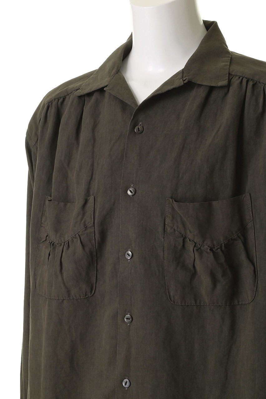 【ベリーテイジ/VERYTAGE / MEN】の【MEN】GATHERS シャツ 人気、トレンドファッション・服の通販 founy(ファニー) ファッション Fashion メンズファッション Fashion for Men ギャザー Gathered, Ruffled ショルダー Shoulder, Shoulder Strap スリーブ Sleeve, Long Sleeve / Short Sleeve ポケット Pocket, Pocket Detail ヨーク Yoke, Yoke Design リネン Linen, Linen Fabric ロング Long, Long-Length other-5|ID: prp329100004626425 ipo3291000000035888497