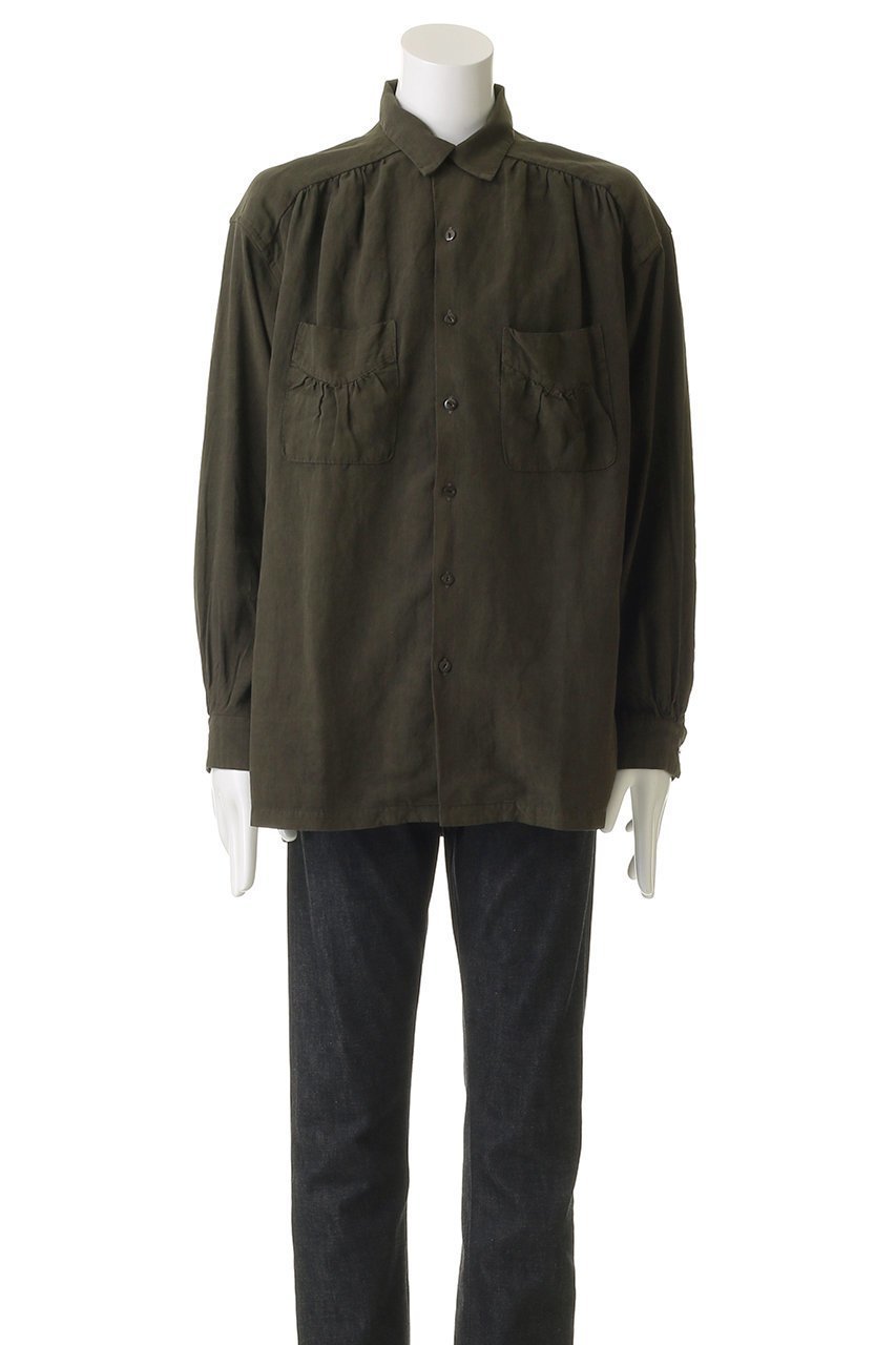 【ベリーテイジ/VERYTAGE / MEN】の【MEN】GATHERS シャツ 人気、トレンドファッション・服の通販 founy(ファニー) ファッション Fashion メンズファッション Fashion for Men ギャザー Gathered, Ruffled ショルダー Shoulder, Shoulder Strap スリーブ Sleeve, Long Sleeve / Short Sleeve ポケット Pocket, Pocket Detail ヨーク Yoke, Yoke Design リネン Linen, Linen Fabric ロング Long, Long-Length other-6|ID: prp329100004626425 ipo3291000000035888498