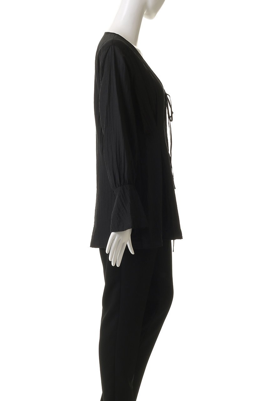 【マノフ/MANOF】のSHEER WASHER BLOUSE シャツ・ブラウス 人気、トレンドファッション・服の通販 founy(ファニー) 　ファッション　Fashion　レディースファッション　Fashion for Women　トップス・カットソー　Cut & Sew Tops　シャツ・ブラウス・オフィスカジュアル　Elegant Blouses & Button-Ups　2025年　2025　2025-2026秋冬・A/W　Autumn/Winter 2025–26 AW25–26　スウェット / スエット　Sweatshirt, Sweatwear　スリーブ　Sleeve, Long Sleeve / Short Sleeve　デニム　Denim, Jeans Material　ミックス　Mix, Mixed Style　ランダム　Random, Irregular　リボン　Ribbon, Bow　ロング　Long, Long-Length　ワッシャー　Washer, Crinkled Finish　エレガント 上品　Elegant　A/W・秋冬　Autumn/Winter　other-3|ID: prp329100004626427 ipo3291000000033244892
