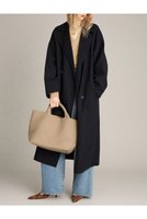 【ブリル/BRILL】のウールロングリバーコート 人気、トレンドファッション・服の通販 founy(ファニー) ファッション Fashion レディースファッション Fashion for Women アウター Coat / Outerwear Collection コート・ロングコート・ピーコート Long Coats, Peacoats & More 2025年 2025 2025-2026秋冬・A/W Autumn/Winter 2025–26 AW25–26 ポケット Pocket, Pocket Detail ロング Long, Long-Length A/W・秋冬 Autumn/Winter |ID:prp329100004626441