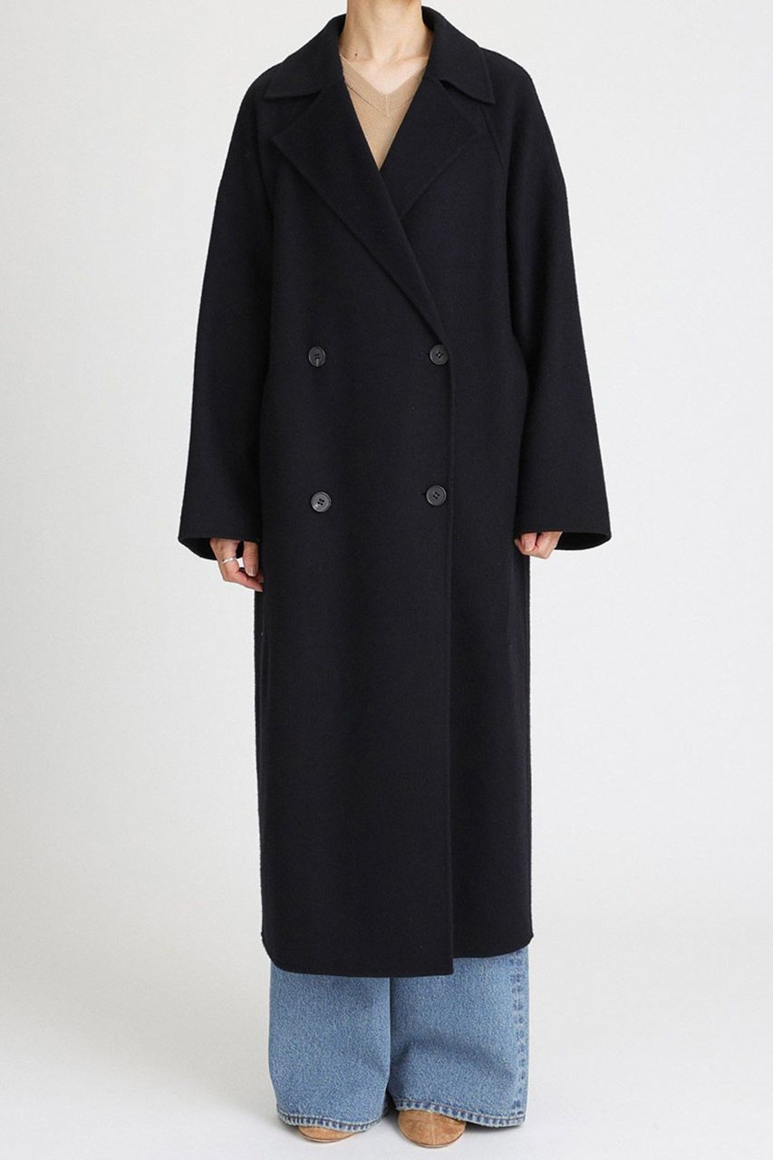 【ブリル/BRILL】のウールロングリバーコート 人気、トレンドファッション・服の通販 founy(ファニー) 　ファッション　Fashion　レディースファッション　Fashion for Women　アウター　Coat / Outerwear Collection　コート・ロングコート・ピーコート　Long Coats, Peacoats & More　2025年　2025　2025-2026秋冬・A/W　Autumn/Winter 2025–26 AW25–26　ポケット　Pocket, Pocket Detail　ロング　Long, Long-Length　A/W・秋冬　Autumn/Winter　other-5|ID: prp329100004626441 ipo3291000000033245007