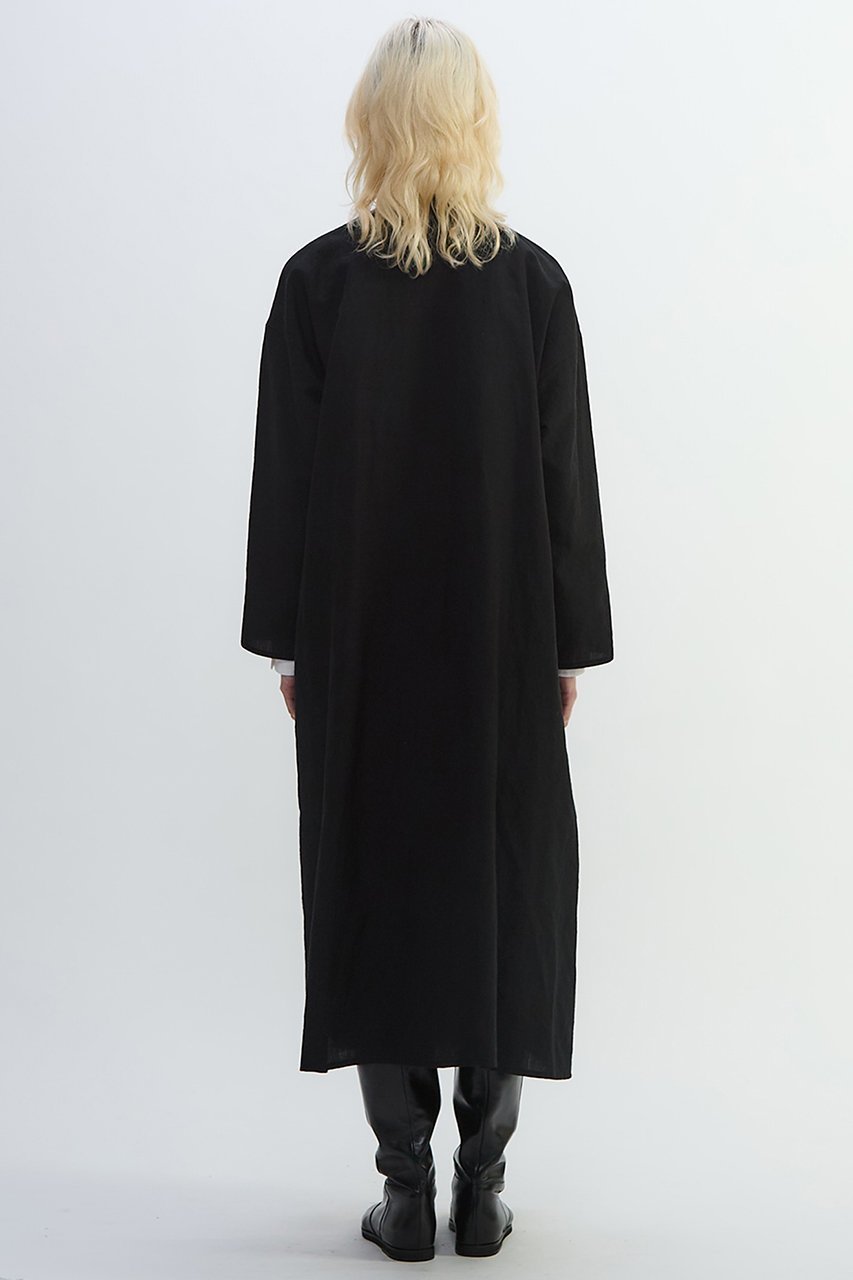 【プレインピープル/PLAIN PEOPLE】のリネンウールタンブラーワッシャードレスコート 人気、トレンドファッション・服の通販 founy(ファニー) 　ファッション　Fashion　レディースファッション　Fashion for Women　アウター　Coat / Outerwear Collection　コート・ロングコート・ピーコート　Long Coats, Peacoats & More　ワンピース　Dresses　フォーマル・パーティードレス・結婚式用ドレス　Elegant & Casual Dresses　おすすめ　Recommended / Our Picks　アメリカン　American Style　シンプル　Simple, Minimal　テーラード　Tailored, Tailored Fit　ドレス　Dress, One-Piece　パイピング　Piping, Trim Design　ポケット　Pocket, Pocket Detail　リネン　Linen, Linen Fabric　ロング　Long, Long-Length　ワッシャー　Washer, Crinkled Finish　other-3|ID: prp329100004626442 ipo3291000000035451840