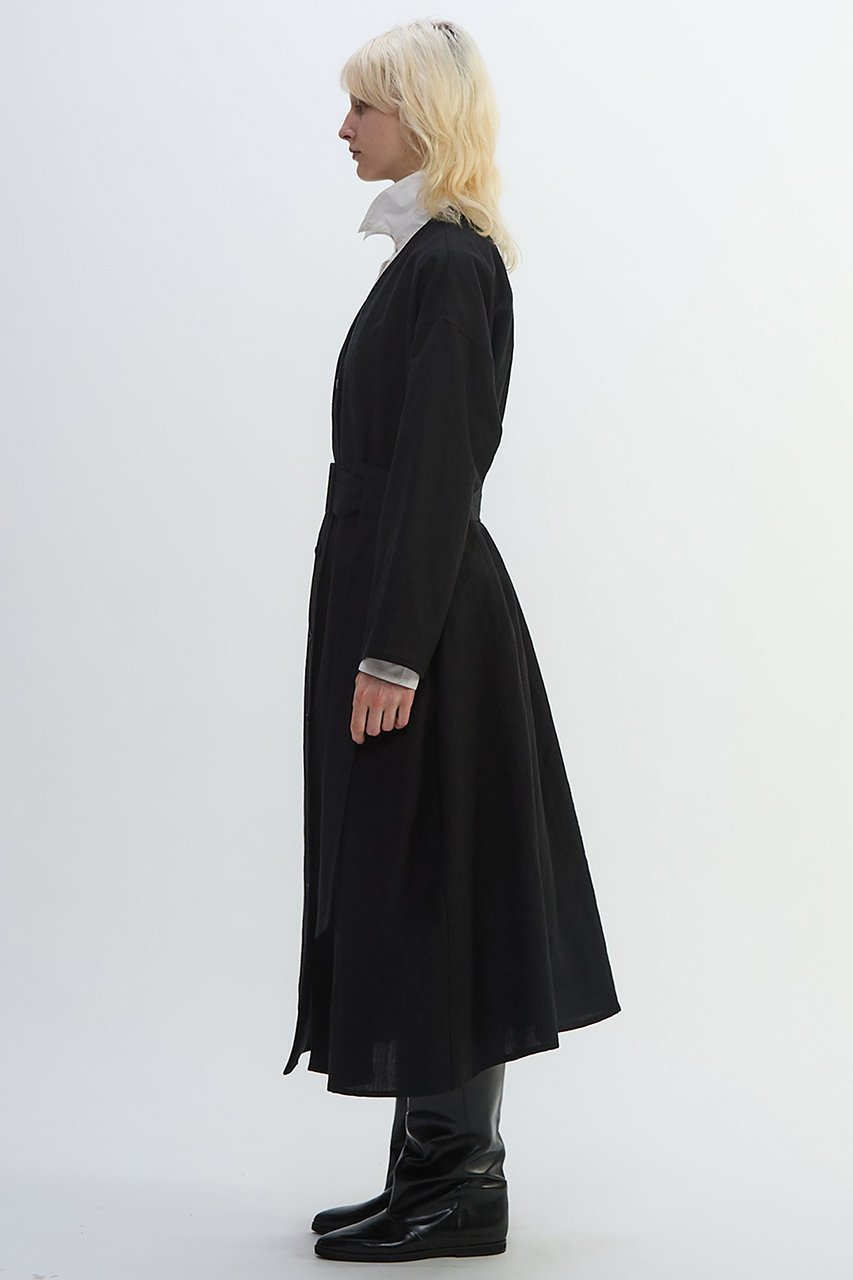 【プレインピープル/PLAIN PEOPLE】のリネンウールタンブラーワッシャードレスコート 人気、トレンドファッション・服の通販 founy(ファニー) 　ファッション　Fashion　レディースファッション　Fashion for Women　アウター　Coat / Outerwear Collection　コート・ロングコート・ピーコート　Long Coats, Peacoats & More　ワンピース　Dresses　フォーマル・パーティードレス・結婚式用ドレス　Elegant & Casual Dresses　おすすめ　Recommended / Our Picks　アメリカン　American Style　シンプル　Simple, Minimal　テーラード　Tailored, Tailored Fit　ドレス　Dress, One-Piece　パイピング　Piping, Trim Design　ポケット　Pocket, Pocket Detail　リネン　Linen, Linen Fabric　ロング　Long, Long-Length　ワッシャー　Washer, Crinkled Finish　other-6|ID: prp329100004626442 ipo3291000000035451843