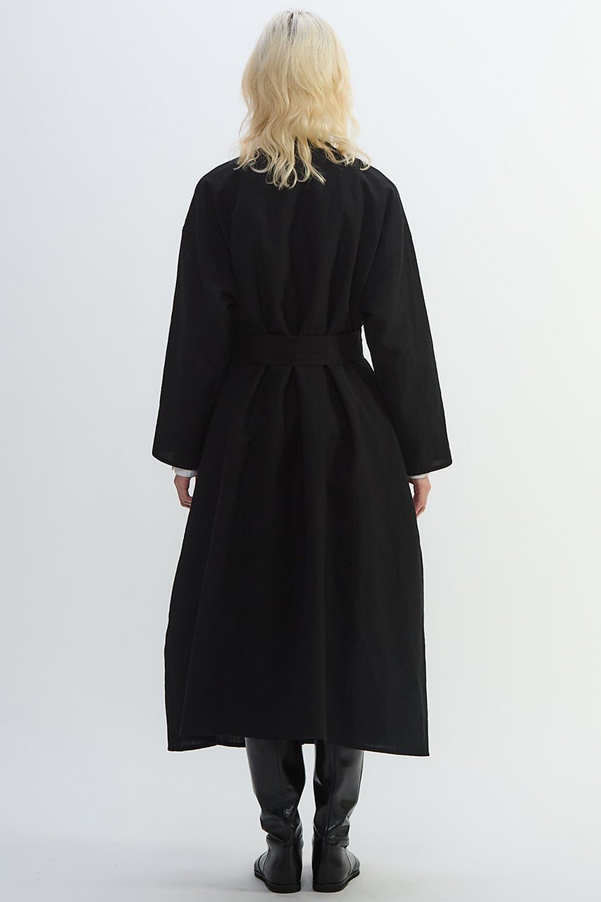 【プレインピープル/PLAIN PEOPLE】のリネンウールタンブラーワッシャードレスコート 人気、トレンドファッション・服の通販 founy(ファニー) 　ファッション　Fashion　レディースファッション　Fashion for Women　アウター　Coat / Outerwear Collection　コート・ロングコート・ピーコート　Long Coats, Peacoats & More　ワンピース　Dresses　フォーマル・パーティードレス・結婚式用ドレス　Elegant & Casual Dresses　おすすめ　Recommended / Our Picks　アメリカン　American Style　シンプル　Simple, Minimal　テーラード　Tailored, Tailored Fit　ドレス　Dress, One-Piece　パイピング　Piping, Trim Design　ポケット　Pocket, Pocket Detail　リネン　Linen, Linen Fabric　ロング　Long, Long-Length　ワッシャー　Washer, Crinkled Finish　other-7|ID: prp329100004626442 ipo3291000000035451844