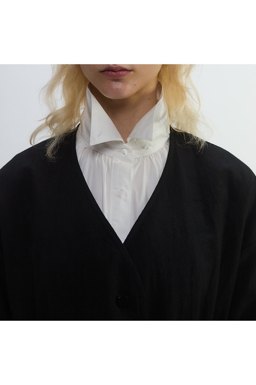 【プレインピープル/PLAIN PEOPLE】のリネンウールタンブラーワッシャードレスコート 人気、トレンドファッション・服の通販 founy(ファニー) 　ファッション　Fashion　レディースファッション　Fashion for Women　アウター　Coat / Outerwear Collection　コート・ロングコート・ピーコート　Long Coats, Peacoats & More　ワンピース　Dresses　フォーマル・パーティードレス・結婚式用ドレス　Elegant & Casual Dresses　おすすめ　Recommended / Our Picks　アメリカン　American Style　シンプル　Simple, Minimal　テーラード　Tailored, Tailored Fit　ドレス　Dress, One-Piece　パイピング　Piping, Trim Design　ポケット　Pocket, Pocket Detail　リネン　Linen, Linen Fabric　ロング　Long, Long-Length　ワッシャー　Washer, Crinkled Finish　other-8|ID: prp329100004626442 ipo3291000000035451845