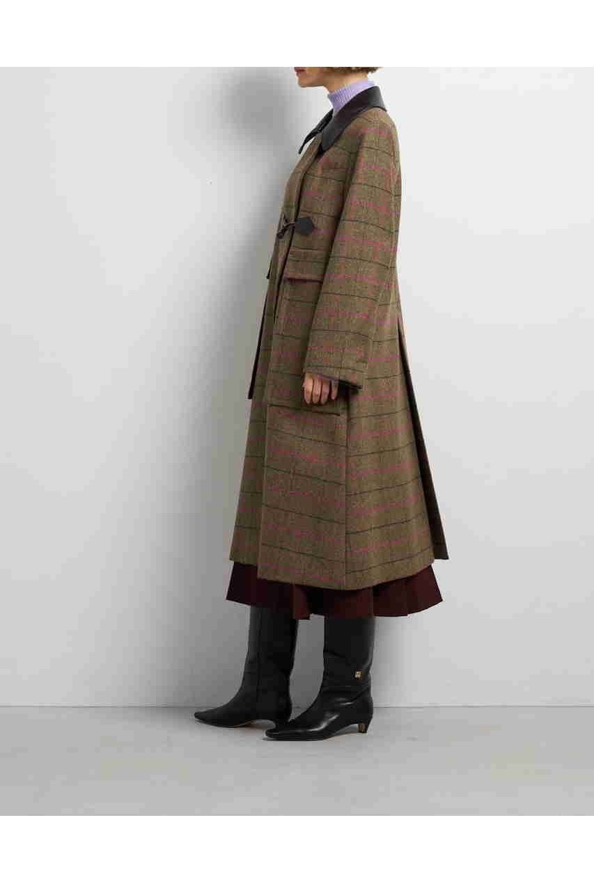 【ランバン オン ブルー/LANVIN en Bleu】のチェックツイードコート 人気、トレンドファッション・服の通販 founy(ファニー) 　ファッション　Fashion　レディースファッション　Fashion for Women　アウター　Coat / Outerwear Collection　コート・ロングコート・ピーコート　Long Coats, Peacoats & More　2025年　2025　2025-2026秋冬・A/W　Autumn/Winter 2025–26 AW25–26　クラシカル　Classical, Vintage-Inspired　ショート　Short, Short Length　ツイード　Twill, Twill Weave　ファブリック　Fabric, Textile　A/W・秋冬　Autumn/Winter　other-2|ID: prp329100004626443 ipo3291000000033245022