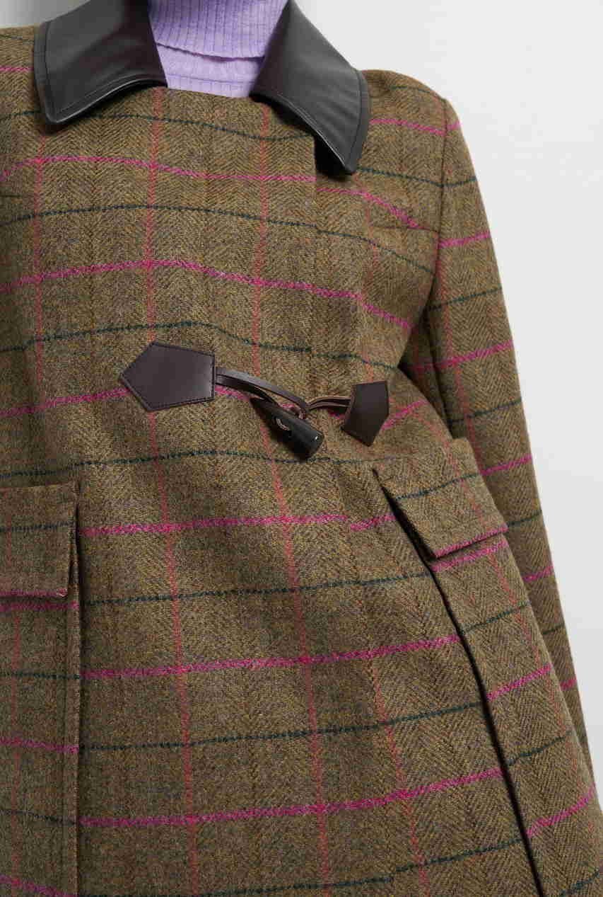 【ランバン オン ブルー/LANVIN en Bleu】のチェックツイードコート 人気、トレンドファッション・服の通販 founy(ファニー) 　ファッション　Fashion　レディースファッション　Fashion for Women　アウター　Coat / Outerwear Collection　コート・ロングコート・ピーコート　Long Coats, Peacoats & More　2025年　2025　2025-2026秋冬・A/W　Autumn/Winter 2025–26 AW25–26　クラシカル　Classical, Vintage-Inspired　ショート　Short, Short Length　ツイード　Twill, Twill Weave　ファブリック　Fabric, Textile　A/W・秋冬　Autumn/Winter　other-7|ID: prp329100004626443 ipo3291000000033245027