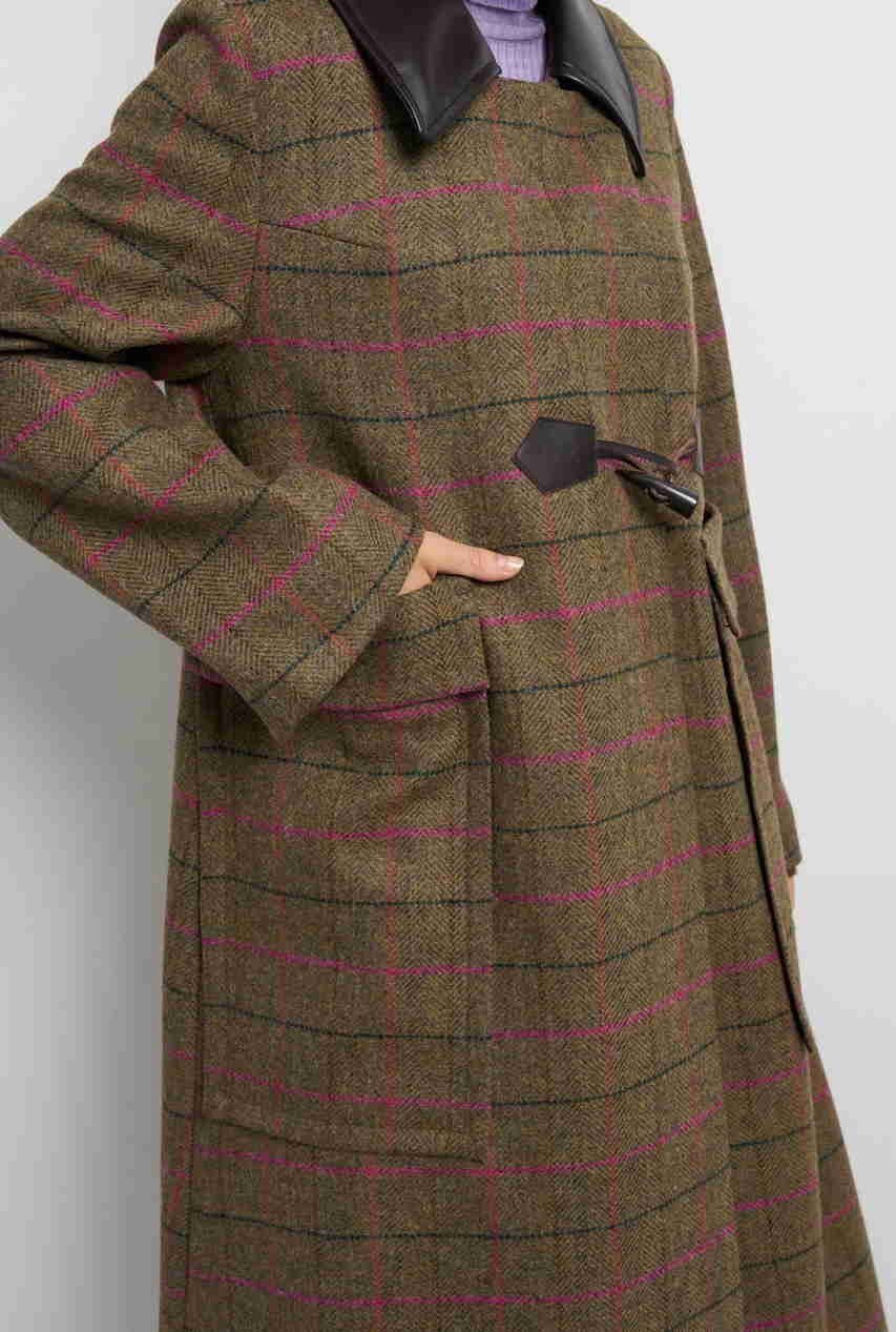 【ランバン オン ブルー/LANVIN en Bleu】のチェックツイードコート 人気、トレンドファッション・服の通販 founy(ファニー) 　ファッション　Fashion　レディースファッション　Fashion for Women　アウター　Coat / Outerwear Collection　コート・ロングコート・ピーコート　Long Coats, Peacoats & More　2025年　2025　2025-2026秋冬・A/W　Autumn/Winter 2025–26 AW25–26　クラシカル　Classical, Vintage-Inspired　ショート　Short, Short Length　ツイード　Twill, Twill Weave　ファブリック　Fabric, Textile　A/W・秋冬　Autumn/Winter　other-8|ID: prp329100004626443 ipo3291000000033245028