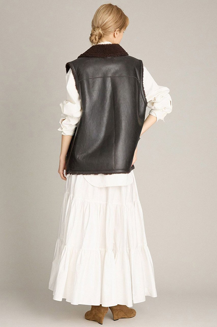 【ブリル/BRILL】のCRACKムートンベスト 人気、トレンドファッション・服の通販 founy(ファニー) 　ファッション　Fashion　レディースファッション　Fashion for Women　アウター　Coat / Outerwear Collection　レディースジャケット・軽アウター　Jackets　2025年　2025　2025-2026秋冬・A/W　Autumn/Winter 2025–26 AW25–26　ジャケット　Jacket, Outerwear　ベスト　Vest, Waistcoat　ムートン　Shearling, Mouton　エレガント 上品　Elegant　A/W・秋冬　Autumn/Winter　other-5|ID: prp329100004626444 ipo3291000000033245034
