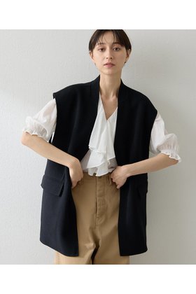 【ウィムガゼット/Whim Gazette】 リバージレ人気、トレンドファッション・服の通販 founy(ファニー) ファッション Fashion レディースファッション Fashion for Women アウター Coat / Outerwear Collection レディースジャケット・軽アウター Jackets 2025年 2025 2025-2026秋冬・A/W Autumn/Winter 2025–26 AW25–26 おすすめ Recommended / Our Picks ジャケット Jacket, Outerwear フロント Front, Front Design ベスト Vest, Waistcoat エレガント 上品 Elegant A/W・秋冬 Autumn/Winter |ID:prp329100004626446
